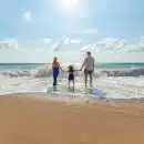 beach, family, fun