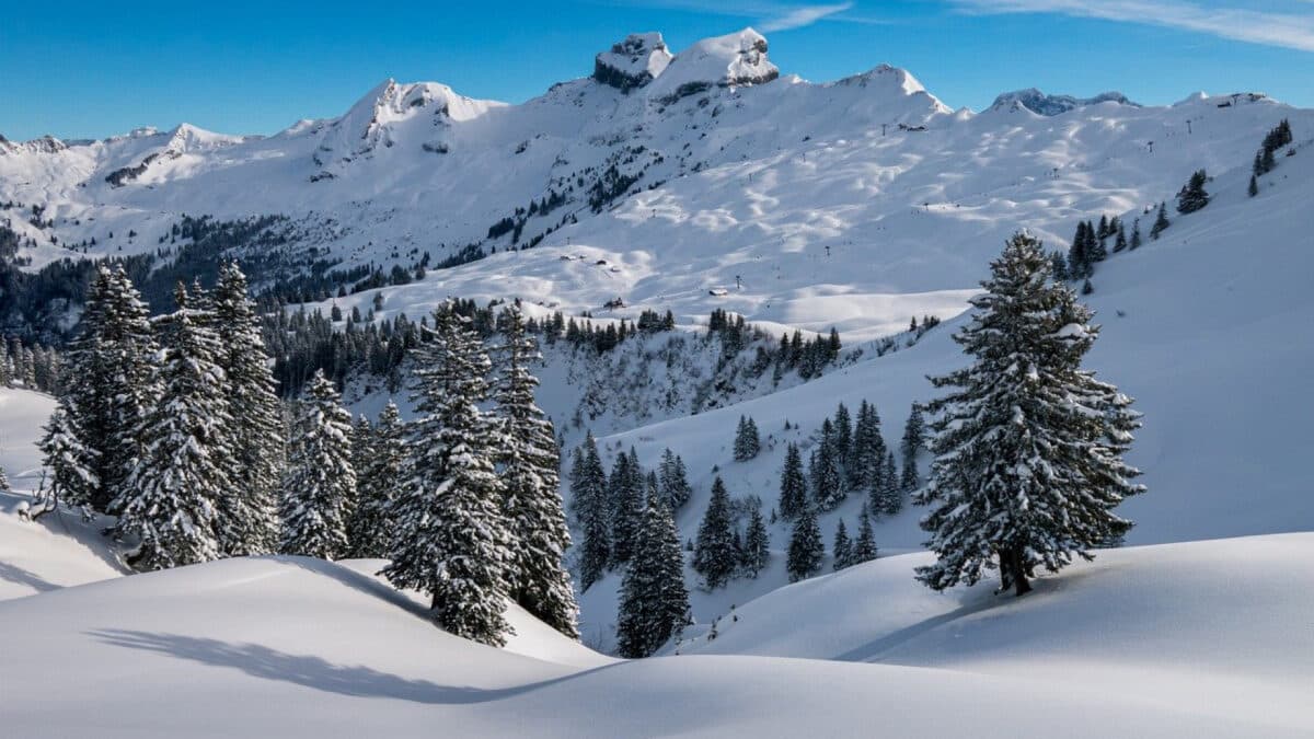 La station-village, idéale pour un séjour au ski en famille.