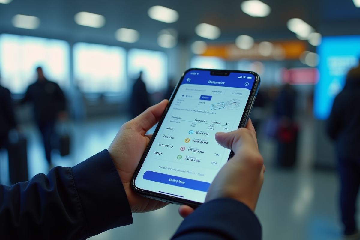 Scan du billet électronique sur smartphone à l